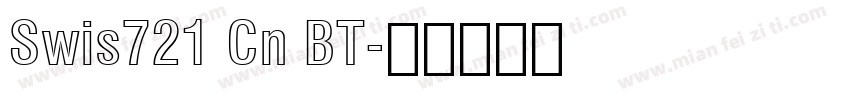 Swis721 Cn BT字体转换